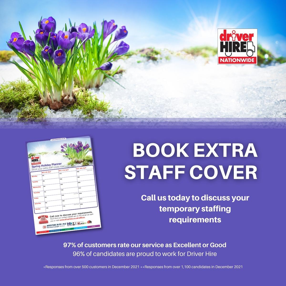 Spring is already here &amp; our customers are getting their holiday cover sorted. Click to download your FREE planner &amp; get organised too: bit.ly/3IG0C7v

Call 01752842888 we can help keep your business running smoothly💐

#agency #logistics #plymouth #cornwall #spring