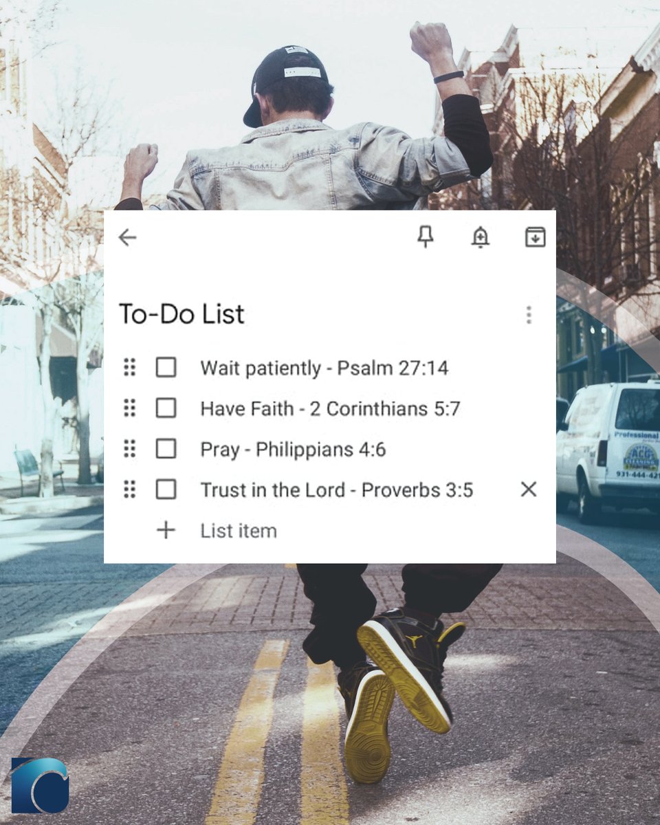 doxadeoglobal's tweet photo. What is on your to-do list that you need to give to God? https://t.co/Q0hJLcbrmY