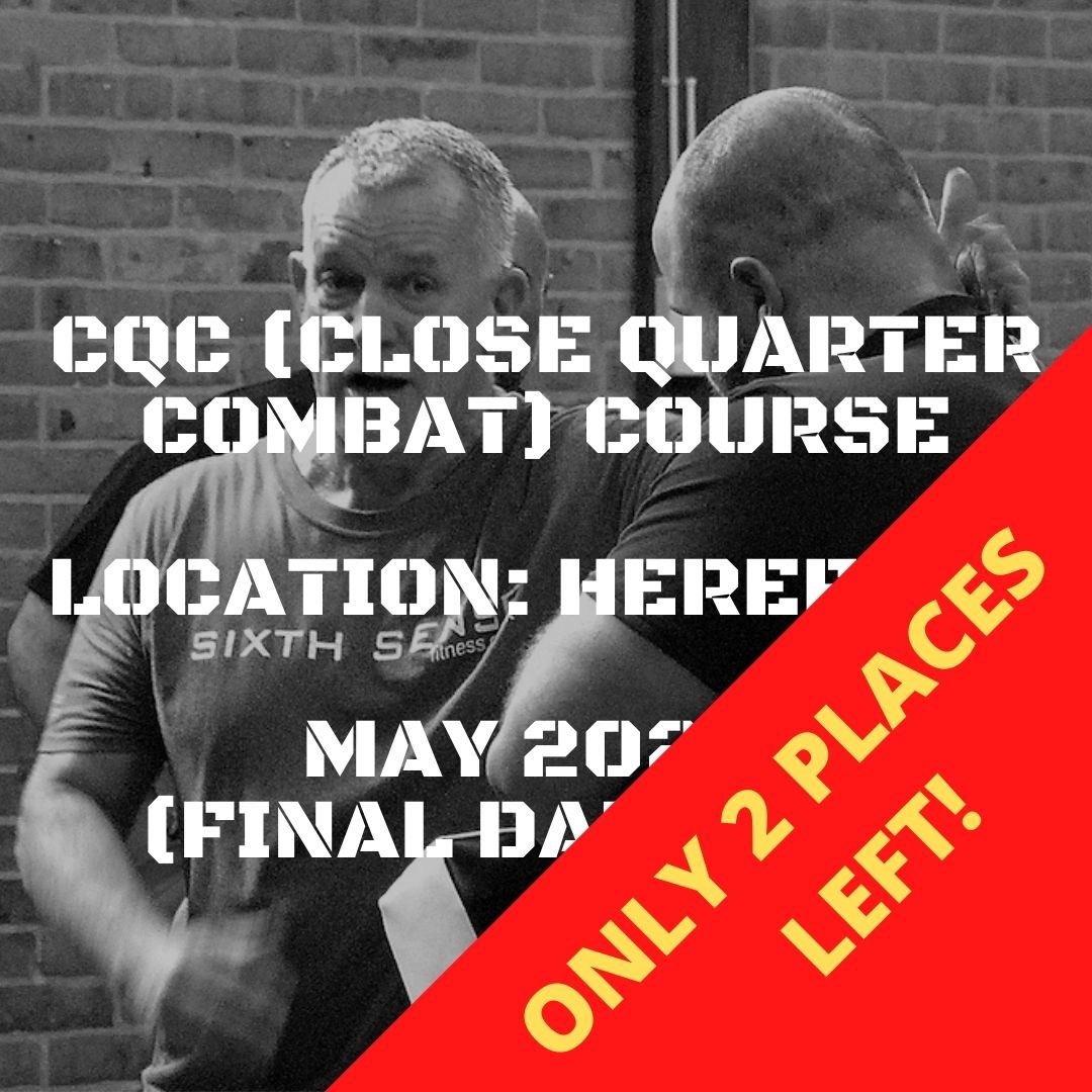Only 2 Places Left - nfps.info/1-x-day-cqc-co… #cqc #closequartercombat #selfdefence #selfdefense #situationalawareness #knifecrime
