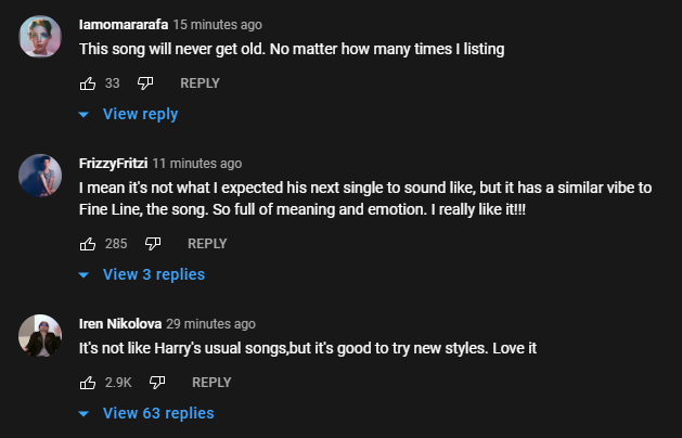 lostmangoes's tweet image. harry's youtube getting hacked and the comments going along 😭😭😭