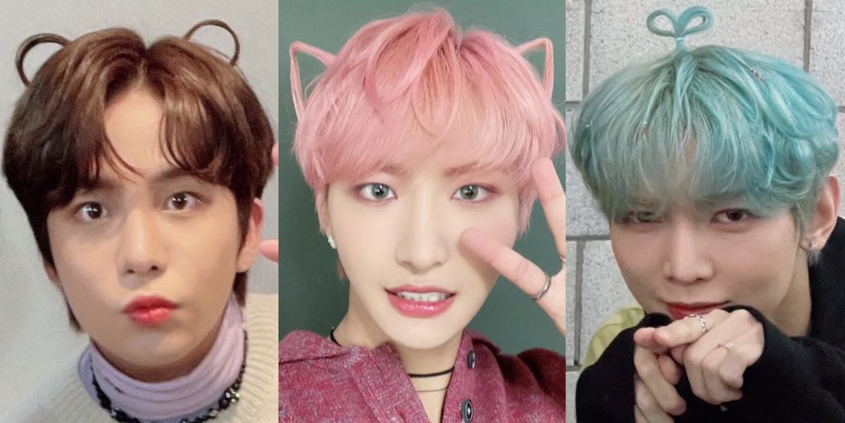 sankaissed's tweet photo. these ateez hairstyles sit at the same table https://t.co/X4epNFyThV