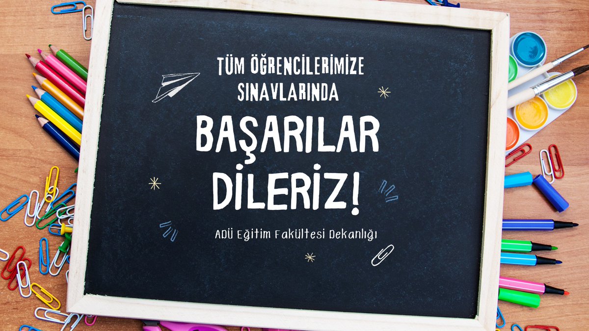 ADÜ Eğitim Fakültesi (@aduegitim) on Twitter photo 