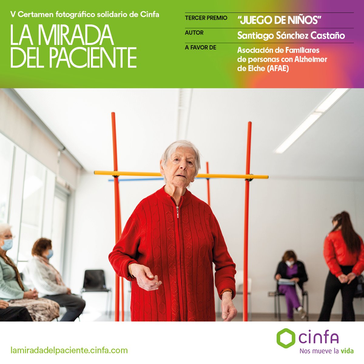 CinfaSalud's tweet photo. Enhorabuena a los premiados de la V Edición del Certamen Fotográfico CinfaSalud “La Mirada del paciente”: @galaeaphoto, Lidia Navarro y Santiago Sánchez. Sus fotos nos dan a conocer la situación de muchos pacientes y cómo se enfrentan a la enfermedad. https://t.co/GfXt7pP9hF https://t.co/Wo79vhExO1