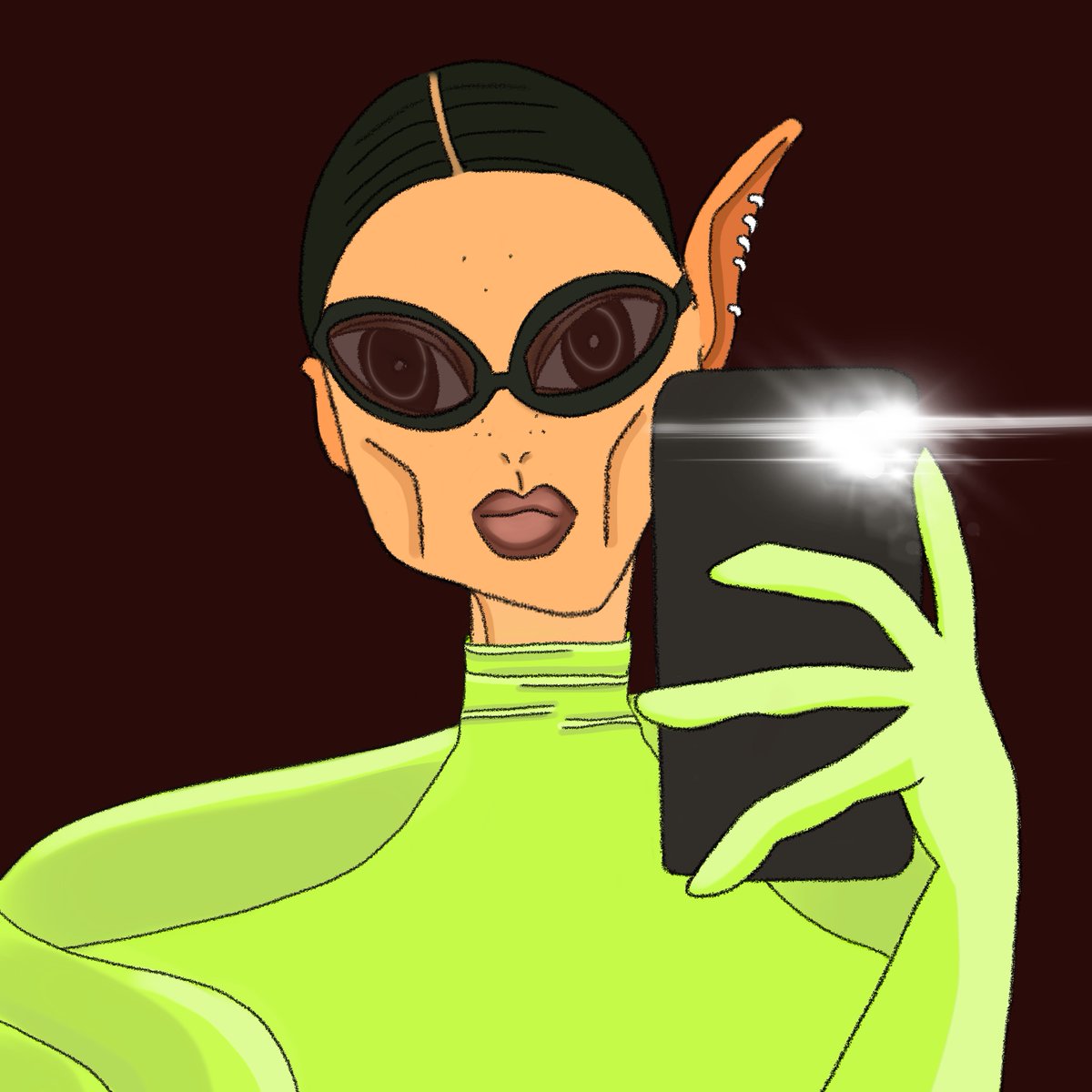 LAYAQU.Selfiealien tweet media