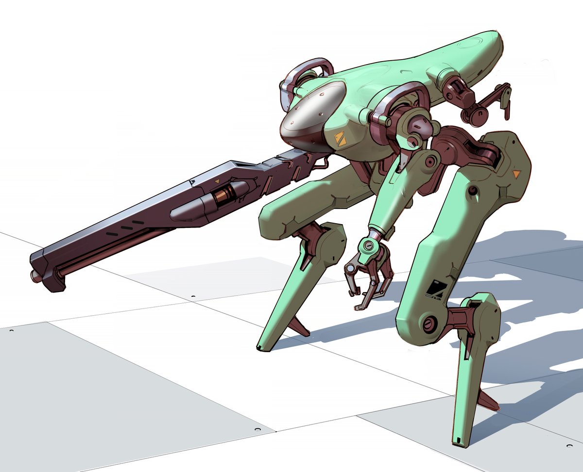 Josh Kao  (@joshkaoart) on Twitter photo #marchofrobots #mechs #conceptart #scifi #marchofrobots #mechs #conceptart #scifi