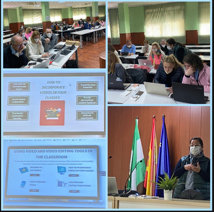 CEPdeCadiz's tweet photo. Second training session about #CreatingVideos as a useful #DigitalTool in #Education @EUErasmusPlus #WeAreReadyForDigitalEducation #CzechRepublic #Germany #Spain #EducationalCentres and #TeacherTrainingCentres @speiandalucia @FormacProfAnd https://t.co/XldCQfFOuP