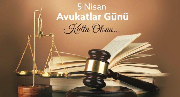 Avukatlar günü kutlu olsun.