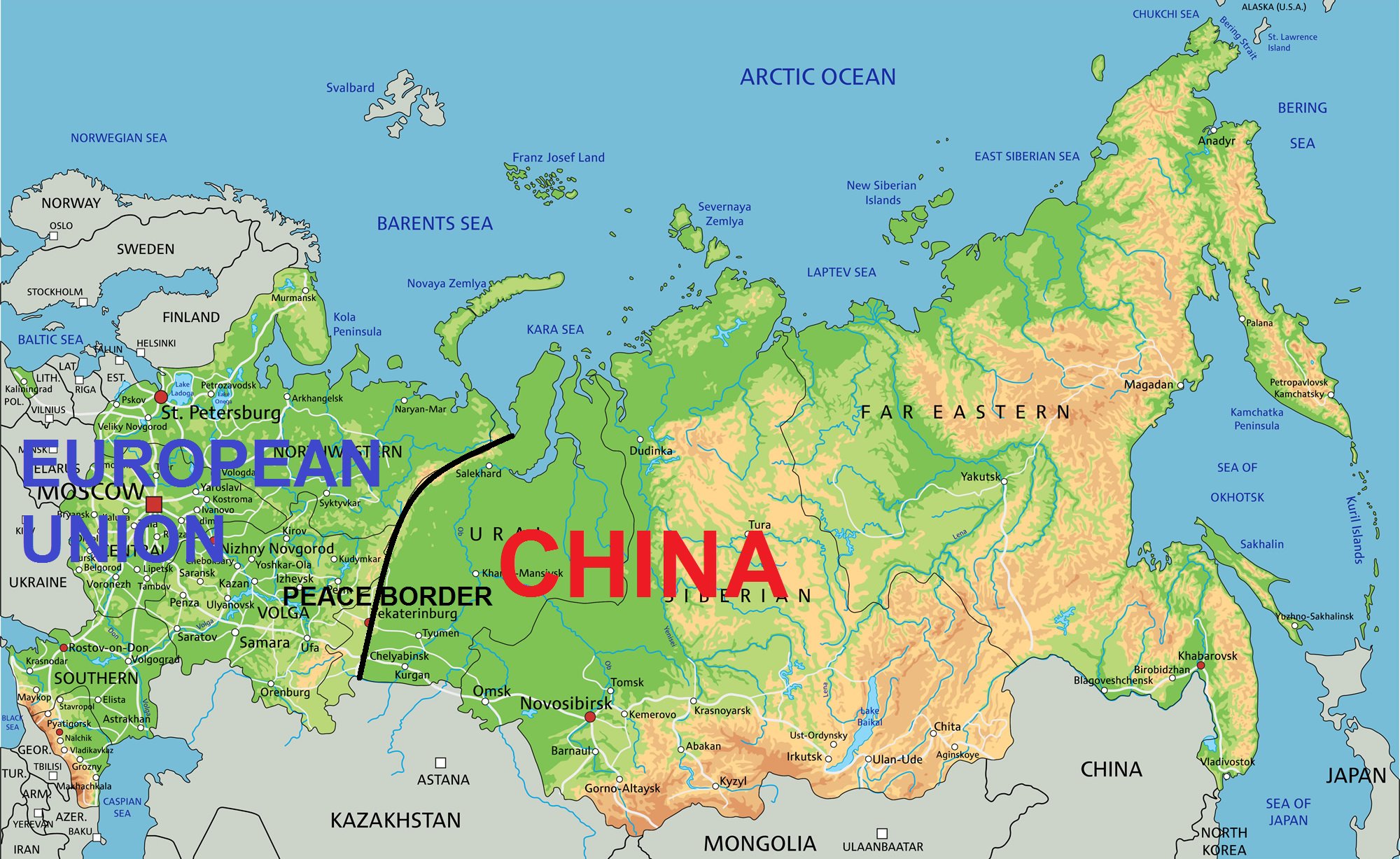 Карта России