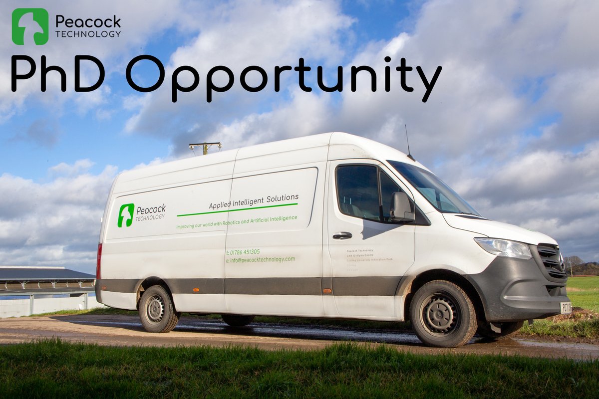 peacock_tech's tweet photo. PhD Opportunity!

Thinking of doing a PhD? Peacock Technology are looking for a dedicated individual to further develop their skills within Artificial Intelligence. 

Find out more and apply now https://t.co/oG7NfqrRRC 

#PhD #findaPhD #artificialintelligence #peacocktechnology https://t.co/b66BpFvqwI