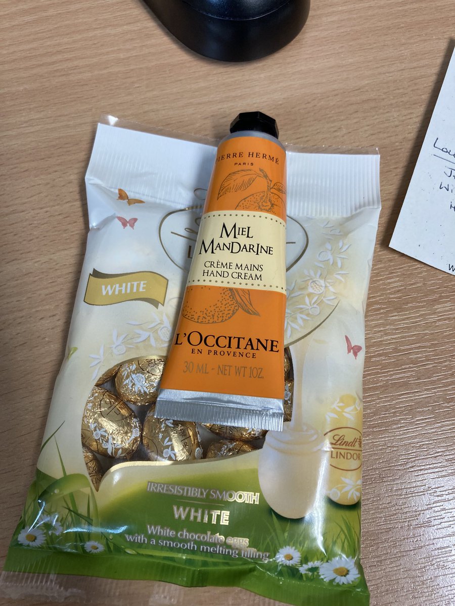 This arrived in the post as a thank you for being part of an amazing team of physios teaching the physiotherapy students about the wonderful world of paediatrics ⁦<a href="/RobertGordonUni/">Robert Gordon University (RGU)</a>⁩ Thank you Moira xx 
#physiosofthefuture #AHPs #lovewhatyoudo