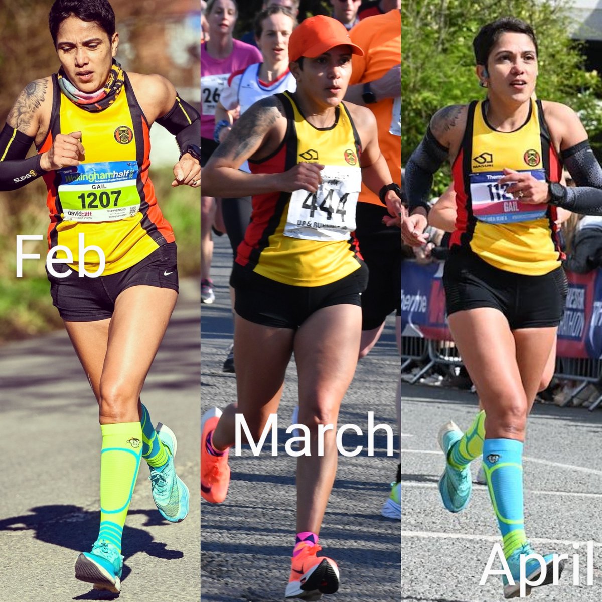 gtyson2905's tweet photo. 3 PB's so far this year
Half Marathon / 10k / Marathon #chasingpbs #wokinghamhalf #Eastleigh10k #ManchesterMarathon hitting 50yrs isn't so bad ๐๐ฅณ https://t.co/SMzQAh8JrG