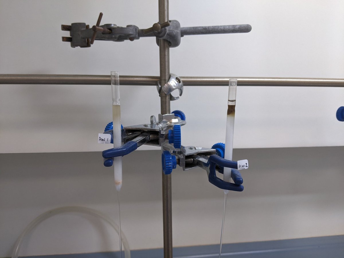 MicrotrashM's tweet photo. Extracting lipids from an organic-rich sediment sample, coming from the site of Aartswoud in the Netherlands! Im looking forward to see what plants and animals contributed to this sediment 😃 https://t.co/fwUgIsbiAf