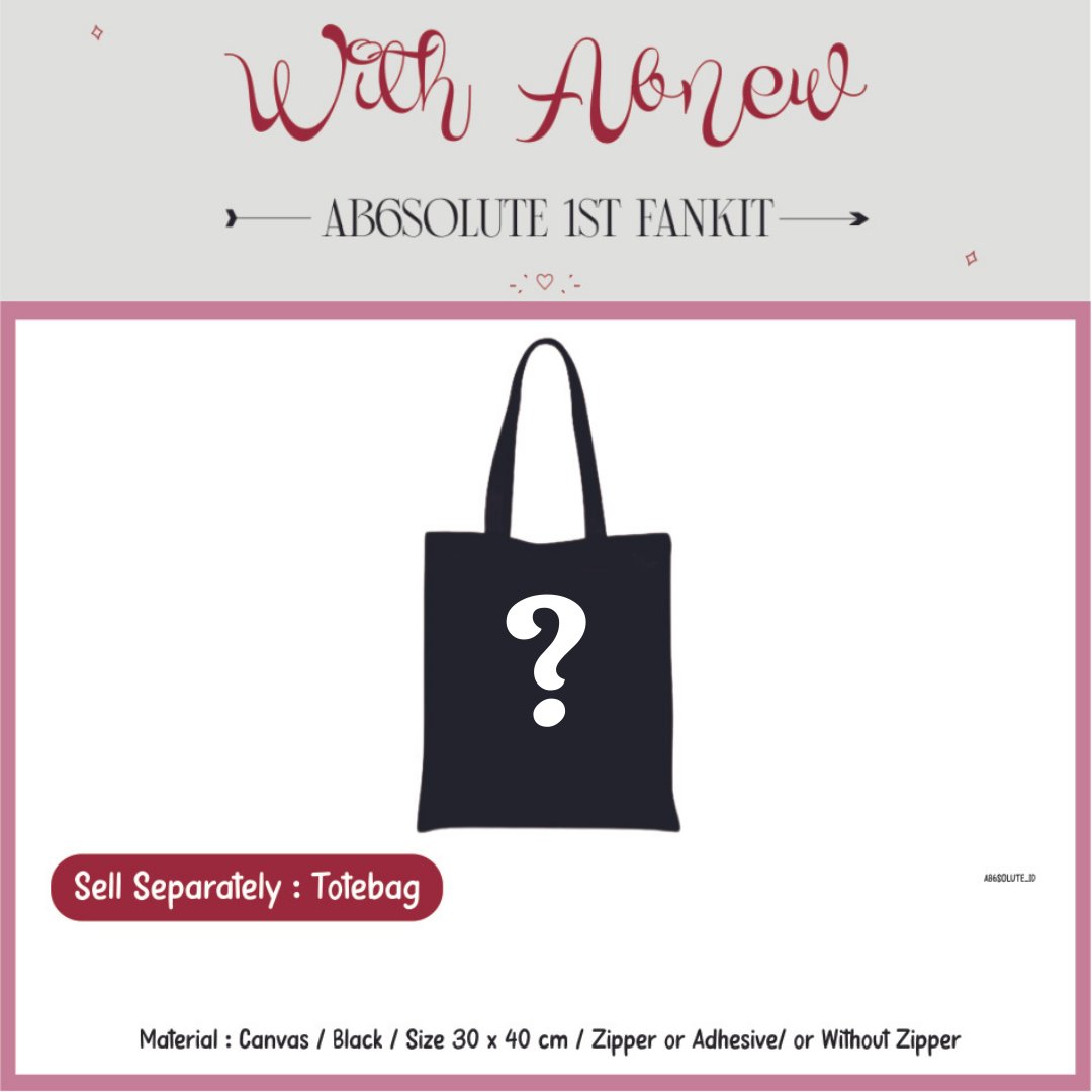 ab6solute_id's tweet photo. + sell separately; totebag, t-shirt https://t.co/xju4Kqgm1k