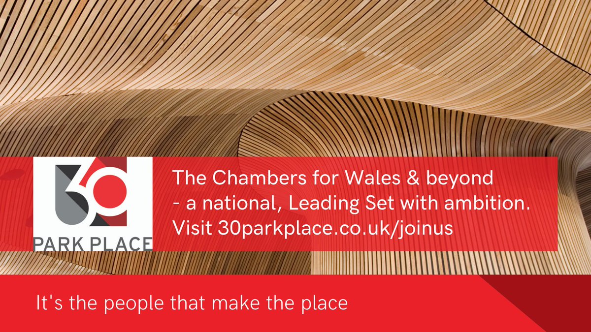 Your future at <a href="/ThirtyPP/">30 Park Place</a> - developing your practice without boundaries 
 
As a national Leading Set &amp; gateway to Wales, we're a clear choice for barristers looking to unlock their talent &amp; reap the rewards 

Read how we're making waves in #Wales &amp; beyond: 30parkplace.co.uk/join-us/tenancy