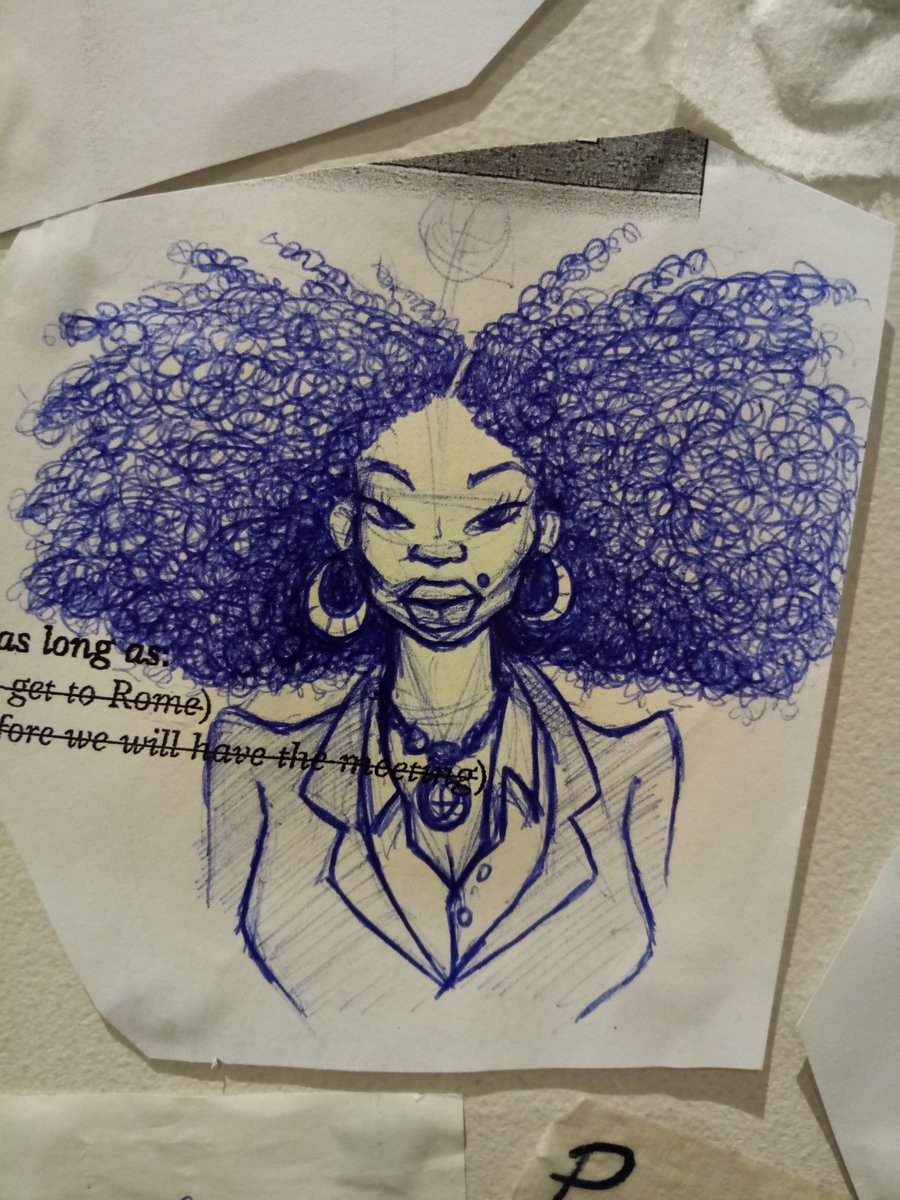 Sketch on a piece of paper - Year 2017