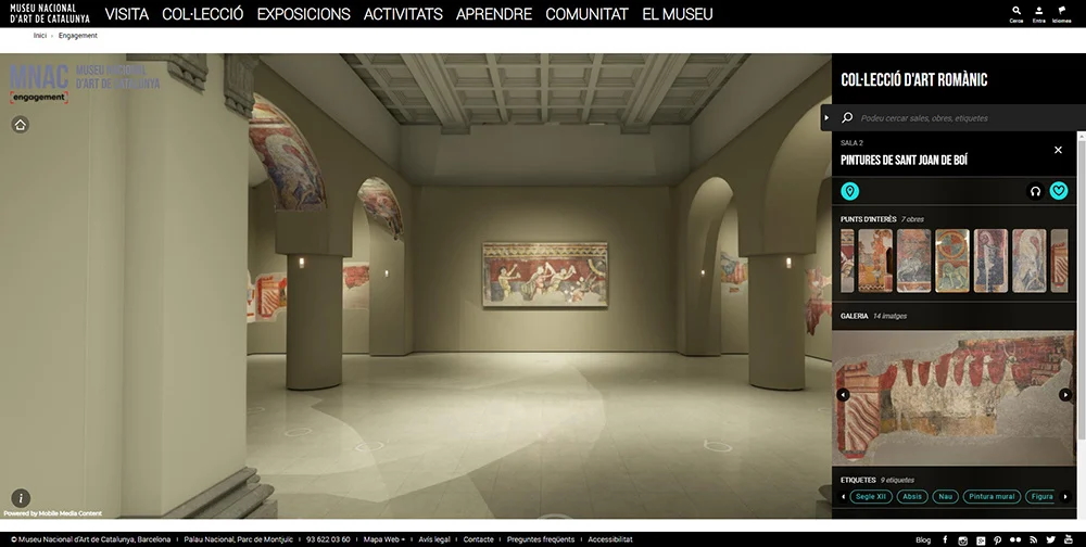📢 Ja podeu accedir a la primera visita virtual de la col·lecció d'art romànic del museu, amb àudio descripcions i geolocalització!!
👉 museunacional.cat/ca/projecte-en…
La teva participació ens ajuda a transformar el museu. Projecte #Engagement #RIS3CAT #UX