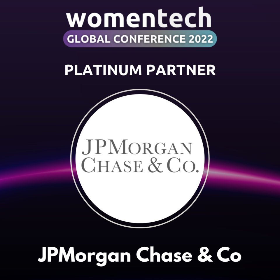 Thanks <a href="/jpmorgan/">J.P. Morgan</a> for supporting WomenTech Global Conference 2022 and enabling +10000 scholarships 💜

🎫 Get your ticket here: shop.womentech.net 

#womenintech #WomenTechNet #WTGC2022