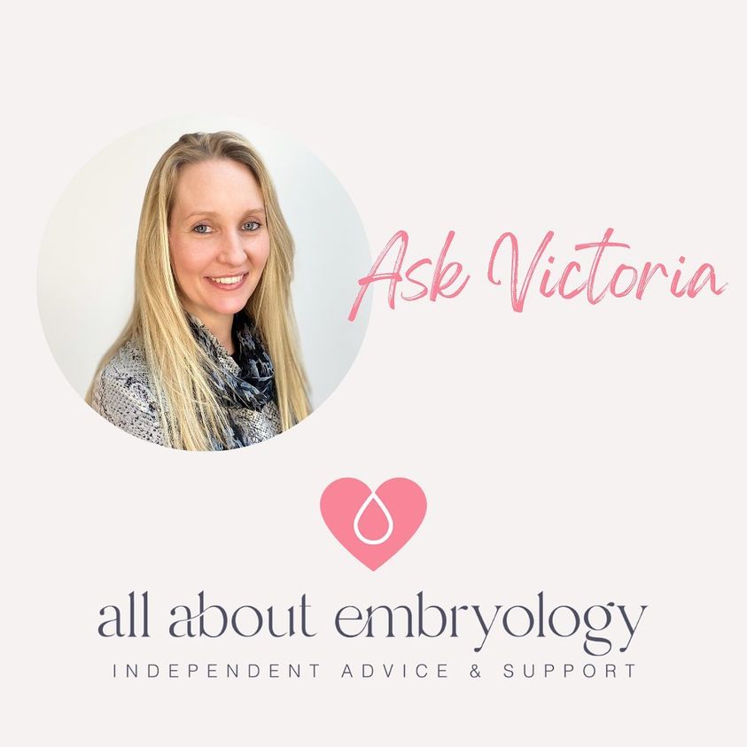 mybabatweets's tweet photo. Questions about #fertility and your IVF journey? Welcome to 'Ask Victoria' - running on the first Tuesday every month in our #IVF/TTC support group on Facebook (FIND US HERE: https://t.co/7CZOZFYVy3 #askvictoria #ivfjourney #ivfuk #embryologyadvice #ivfwarrior #infertility #icsi https://t.co/ynJ33ivizP