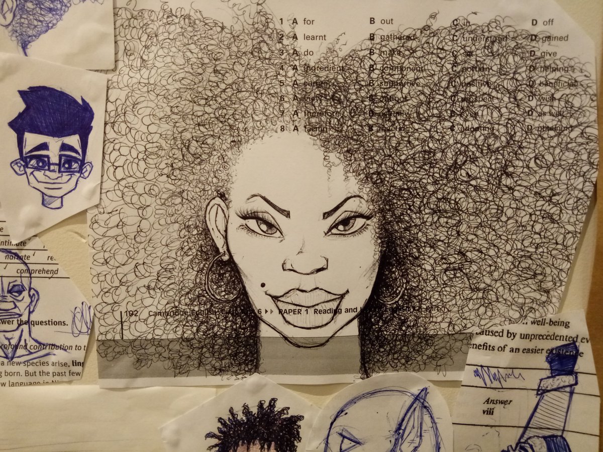 Sketch on a piece of paper - Year 2017