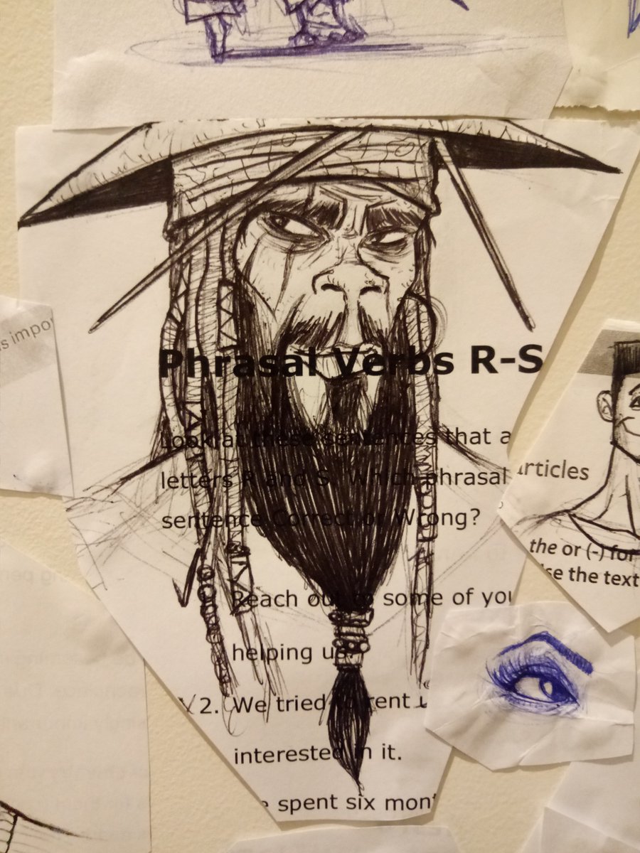 Sketch on a piece of paper - Year 2017