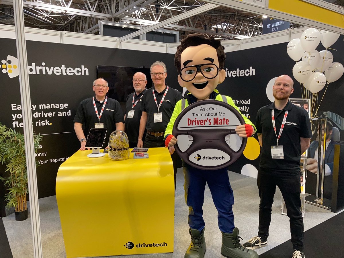 DriveTechAA's tweet photo. We're live at the #HealthandSafetyEvent!
If you’re attending the event at the NEC in Birmingham, say hello to our award-winning Drivers Mate.
You’ll find #Drivetech on stand H91. We'd love to chat about the importance of #driversafety as a part your business' #safety strategy. https://t.co/s5nUbumKq4