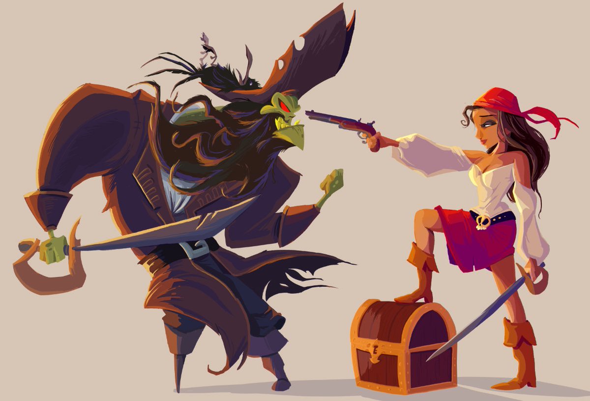 Grifterke's tweet photo. Hey did you know.... We are returning to MONKEY ISLAND this very year!
#rongilbert #lucasarts #lucasgames #amiga #ScumMedia #scumm #grumpygamer https://t.co/Zpb8kIS95a