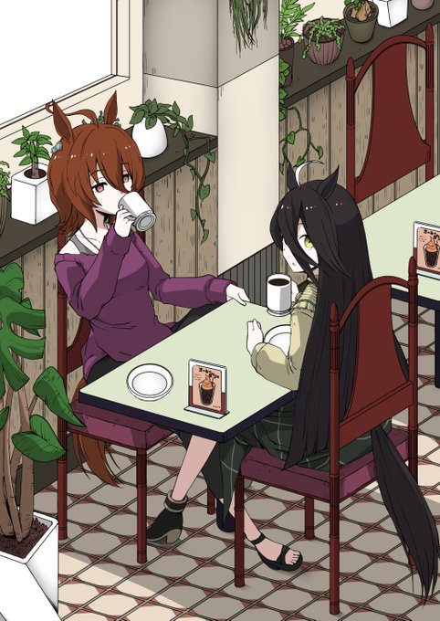 アグネスタキオンとマンハッタンカフェ
#ウマ娘 #ウマ娘プリティーダービー 