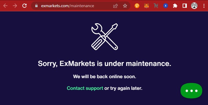vrba_co's tweet photo. @ex_markets Wen back online? https://t.co/nykvmLD350