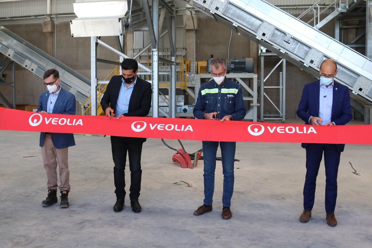 AcuComm's tweet photo. NEW: Veolia inaugurates its Environmental Centre in San Luis Potosí, Mexico which will generate renewable enertg from 40,000 tpa of industrial waste: https://t.co/c6dDKQQKeF https://t.co/oiqXJvCjOf