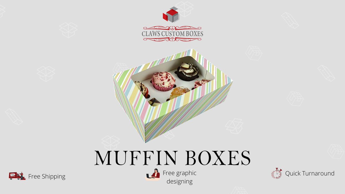 ClawsPty's tweet image. Read more:bit.ly/3NO6bo1

Call to Order: (02) 8488 0818

Email at: sales@clawscustomboxes.com.au

#muffin #food #muffinbox #sweet #takeaway #event #hotel #hotels  #moving #Trending #customboxes #custompackagingboxes #packaging #designs #printing #clawscustomboxes