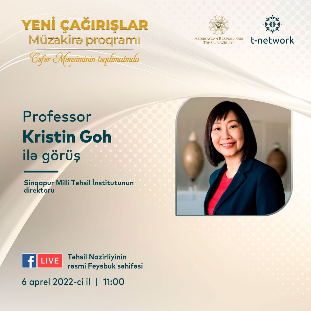 tehsilgovaz's tweet photo. “Yeni çağırışlar”da Sinqapurun uğur təcrübəsindən danışılacaq
#TəhsilNazirliyi #EduAz #TNetwork #YeniÇağırışlar
https://t.co/eq7LkSsWTi https://t.co/pruYScVCvx