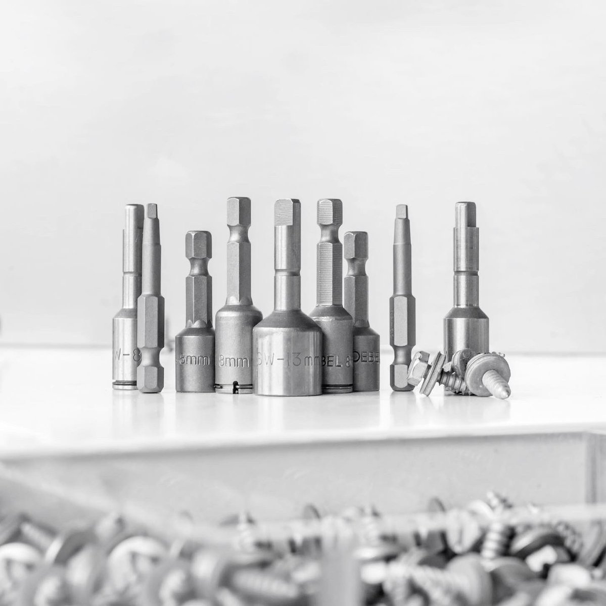 GmbhGoebel's tweet photo. GOEBEL has a big range of nut setters in stock. From nut setters with magnet, grip ring, fixing ball in various shapes and for different screws drives. They work perfectly in combination with the GOEBEL self-tapping screws which we have in stock. #selftapping #screw #nutsetter https://t.co/Q1GVqtbWfE