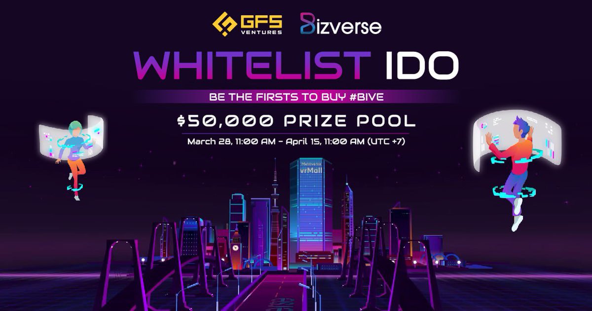 DynamicAirdrops's tweet photo. 🚨 Airdrop: Bizverse Whitelist IDO
🔥 Joining Reward: $50,000 in #BIVE token
🤑 Refer: Top 30 Referrals &amp; Lucky draws up to 410 slots
🛃 Website: https://t.co/OJA3QBJf28 
🚧 Rating: ⭐️⭐️⭐️⭐️⭐️ 
🤖 Airdrop Link - https://t.co/RhX7N6Jrt4 https://t.co/273GRjgIJV