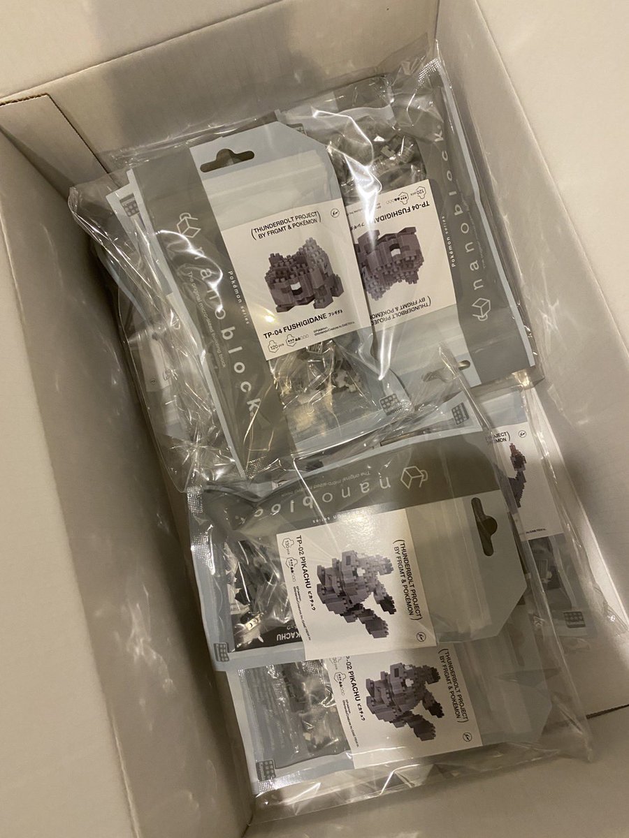 PokeNanoblock's tweet photo. Secured!! @nanoblockmen x @Pokemon x #frgmt #tbproject #nanoblock https://t.co/lgYXd0XaKC