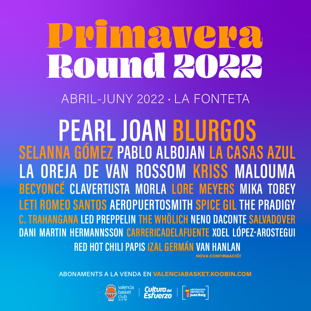 🌼🎉 𝘼𝙣𝙣𝙤𝙪𝙣𝙘𝙚 𝙘𝙖𝙧𝙩𝙚𝙡 🎉🌼

🧡 Cerramos el cartel definitivo del festival de primavera en la Fonteta 🧡

¿A qué grupo tienes más ganas de ver? 👀

🎫 Hazte con tu abono 
🔗 bit.ly/3Cx5s5j