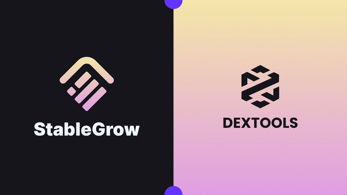 stablegrow's tweet image. StableGrow ✖️ DexTools

Banner advertising on DexTools has started showing!

#BNB #BSC #BinanceSmartChain #BSCGems #StableGrow