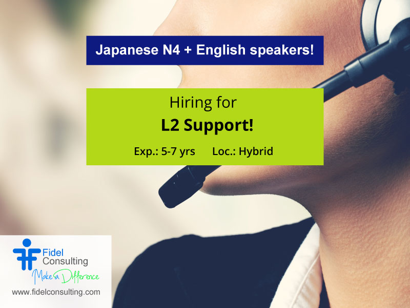 FidelConsulting's tweet image. Japan IT Jobs - L2 Support!🧑🏻💻
Annual Salary: 8-9M Yen
Loc.: Hybrid, Tokyo🗼
Requirements
↪️ 5-7 years of experience providing L2 support for Windows etc.
Click this link to check the details + to apply⤵️
bit.ly/35IuJO6
#L2support #SQLsupport #ITJobs #JapanITJobs