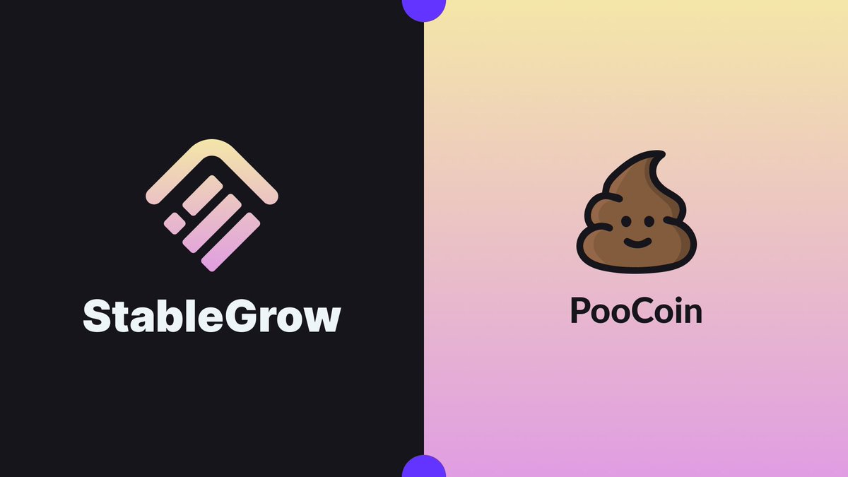 stablegrow's tweet image. StableGrow ✖️ PooCoin

Banner advertising on PooCoin has started showing!

#BNB  #BSC #BinanceSmartChain #BSCGems #StableGrow