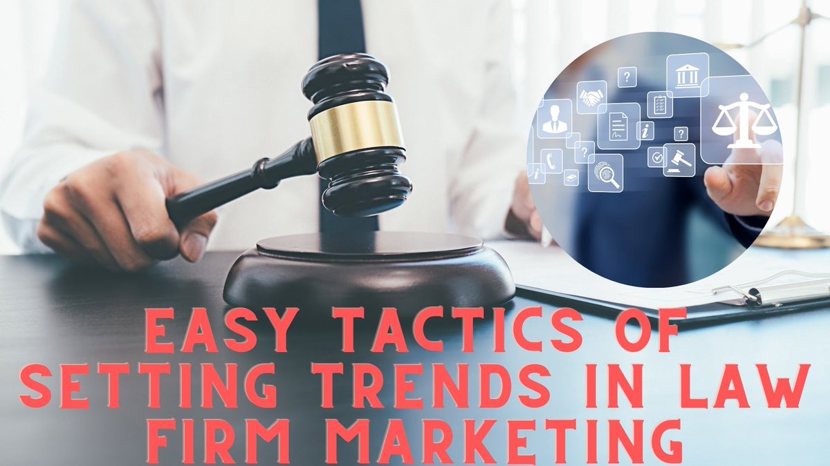 aashima844's tweet photo. A much awaited article that everybody has been asking us to do ' Easy Tactics of Setting Trends in Law Firm Marketing in 2022'.

To know more, read - https://t.co/o6CGPHXXg1
#lawfirmmarketing #thoughtleadership #marketing #legal #article #blog #legalvideos #legalknowledge https://t.co/RnU3sEttdm