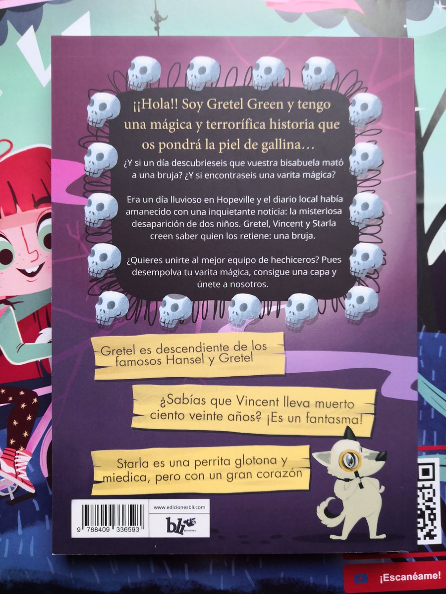 dacilmp's tweet photo. Vamos a llenar los dias de magia con el pack de #GretelGreen aprendiz de hechicera 🧹✨ No puede haber mejor combinación que una varita y un libro lleno de aventuras 😍 #edicionesbli #literaturainfantil #librosparaniños https://t.co/k60i744pdT