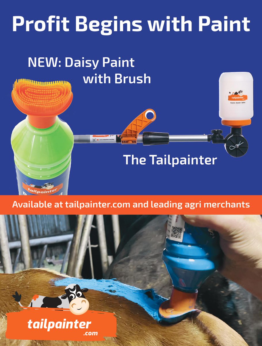 tailpainter's tweet image. "Profit Begins With Paint" - Tailpainter make it possible to save time, money and increase your safety while tail painting. 

Our Tailpainter applicator and Daisy Paint Brush are two options for farmers this up and coming breeding season! 🐮