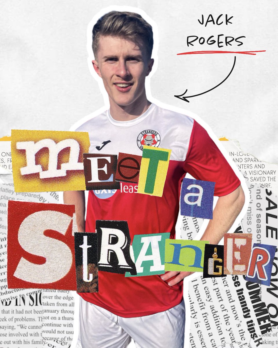 StrangersUtdFC's tweet photo. MEET A STRANGER‼️

Get to know Jack Rogers🕵🏼

#upthestrangers #grassrootfootball https://t.co/pOiECwrTMM