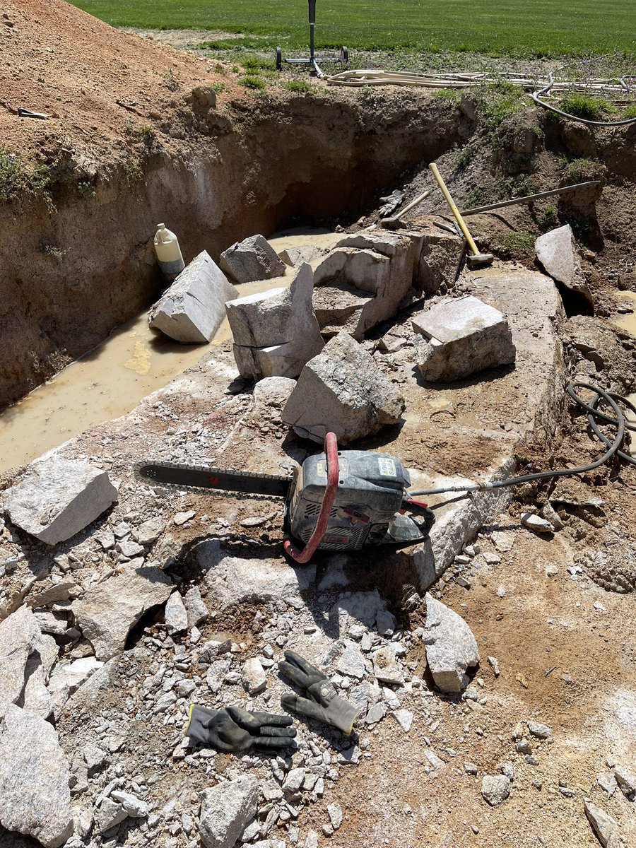 olee_poole's tweet image. So impressed with the ICS 695XL power-cutter!! #concretesaw #powercutter #rock #RockStar #fescuefreak