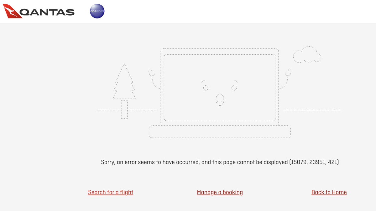 jamesgmeme's tweet photo. Imagine trying to spend $8,300 with a business and getting this message, or a 3+ hour wait on the phone. Impossible. @Qantas https://t.co/W8lhyi6gmR