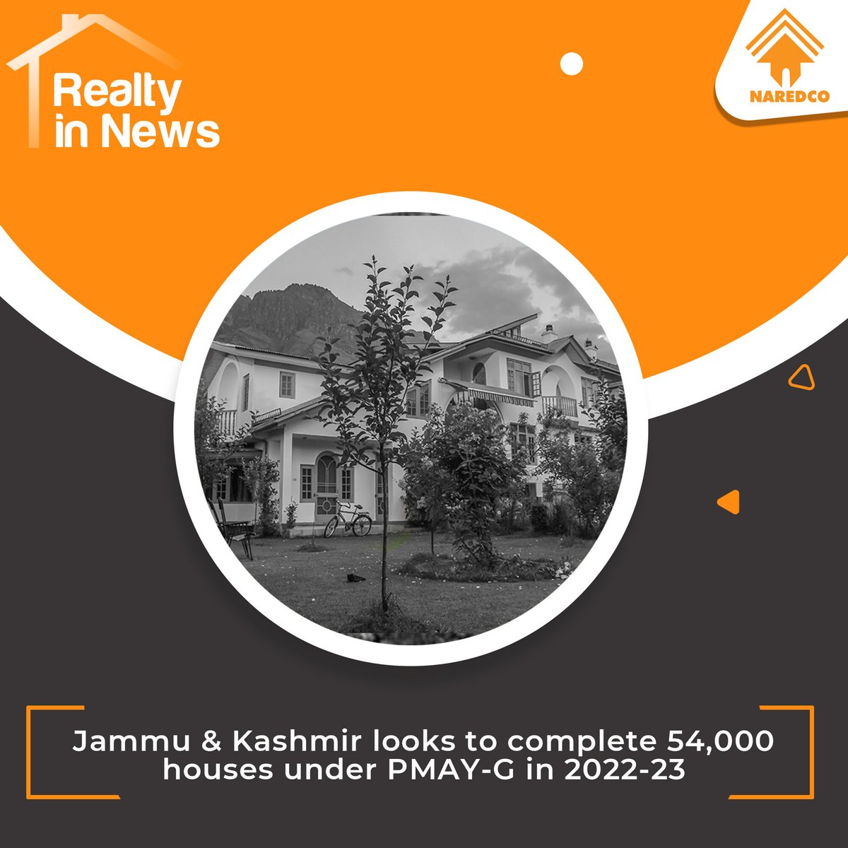 NaredcoNational's tweet photo. By 2022-23, the Jammu and Kashmir administration plans to complete 1 lakh development projects and to construct 54,000 houses as part of the Pradhan Mantri Awas Yojana-Gramin (PMAY-G) program.
@manojsinha_ @PIBSrinagar @MoHUA_India
#NAREDCO #RealtyInNews #IndianRealEstate https://t.co/PXLgxwJhWh