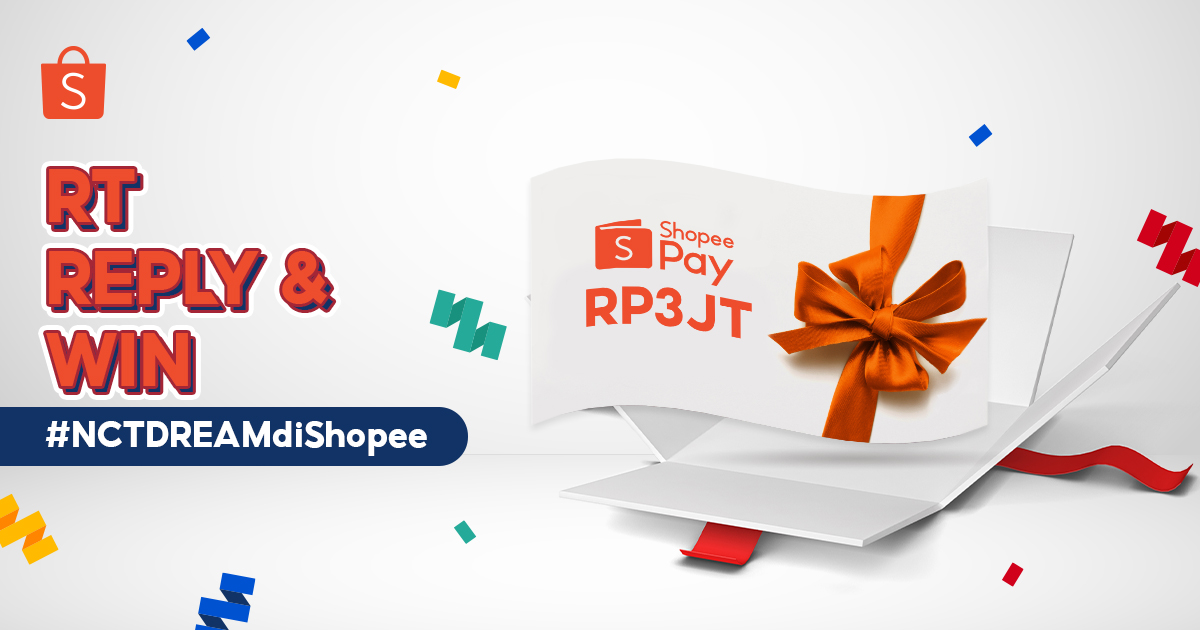 ShopeeID's tweet photo. 🧡 GIVEAWAY SALDO SHOPEEPAY 💚

Spesial buat NCTZEN, mimin GIVEAWAY SALDO SHOPEEPAY 3 JUTA nih! Ikuti caranya:

- FOLLOW @ShopeeID 
- RT &amp; LIKE tweet ini
- REPLY #NCTDREAMdiShopee #MenujuBigRamadanSale #SHOPEExNCTZEN + dengan urutan angka, sebanyak-banyaknya!

GOOD LUCK! https://t.co/RKte7QTpvF