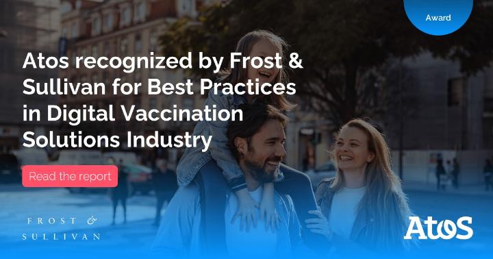 🏆 Atos demonstrated exceptional commitment to supporting the fight against #Covid19 using #digitalsolutions. We are proud to be awarded <a href="/Frost_Sullivan/">Frost & Sullivan</a>'s 2021 Global Customer Value Leadership Award in the digital vaccination solutions industry. Read more▶️atos.net/wp-content/upl…