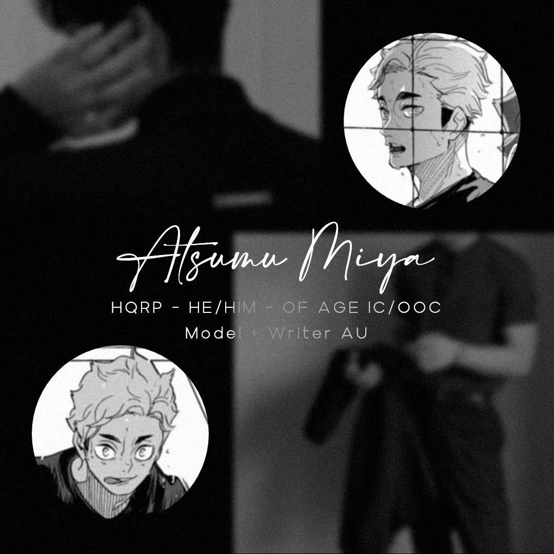 ㅤ
ㅤ                Atsumu-Miya.⠀                 
ㅤ             logging in to #hqrp   
ㅤ
ㅤ              Glad to make your              
ㅤ             acquaintance. Let's             
ㅤ                    be friends? 
ㅤ