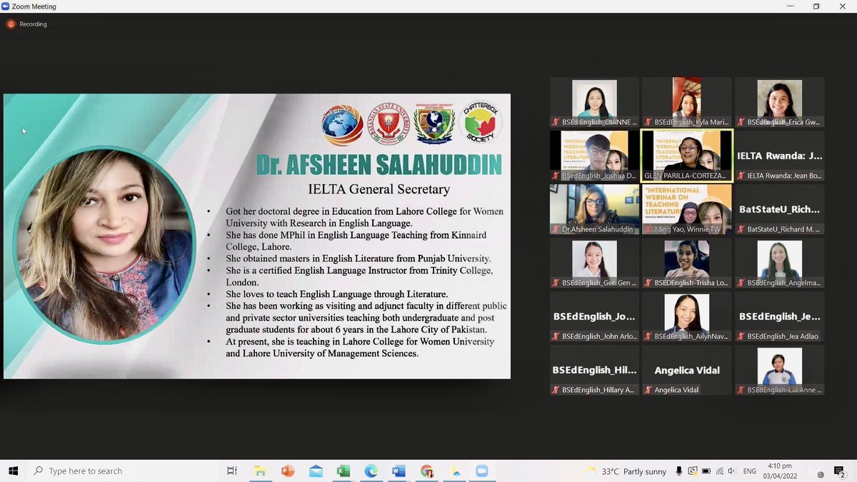 MissSalahuddin's tweet image. Presented at the Batangas StateUniversity,#Teachingliterature 
#teachingliterature
#literature 
#teachingenglish  #university #literature #thankyou #Batangasstateunivrrsity
#loveliterature
 #Methodsofteachingliterature