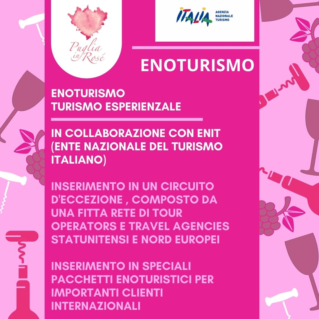 VINITALY BUSINESS DESK 2022🍷
Il team di Puglia in Rosé sarà presente alla 54^esima edizione del Vinitaly , con attività esclusive incentrate sull’internazionalizzazione dei Rosati di Puglia, e non solo: EXPO DESK, DIGITAL MARKETING, ENOTURISMO DESK!
#vinitaly2022#rosatidipuglia